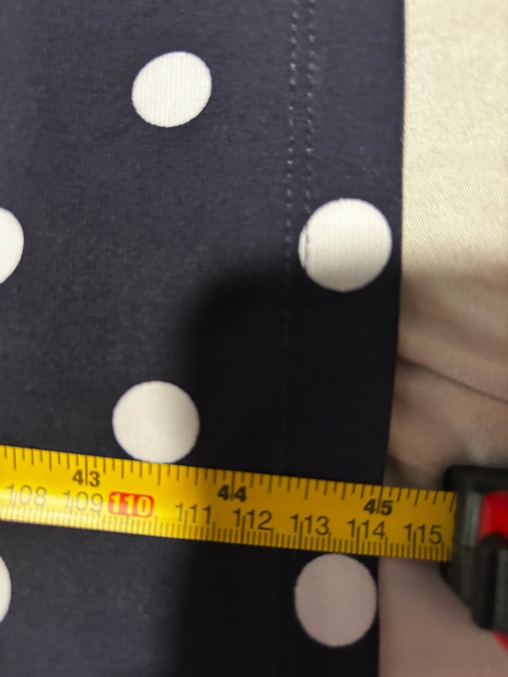 American Living Blue & White Polka Dot Midi Dress SZ 16 capsule minimal classic - Picture 5 of 5